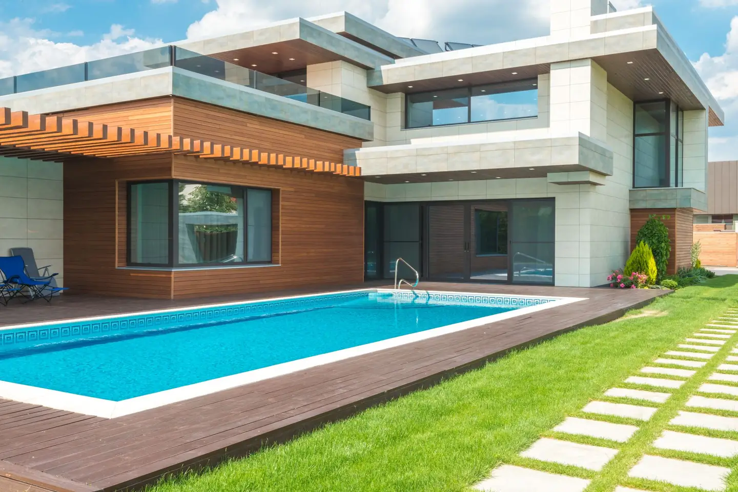 Swimming pool built in North Lismore, NSW